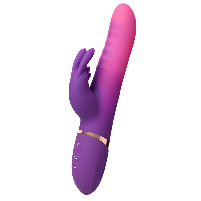 Vibrador de conejo de empuje