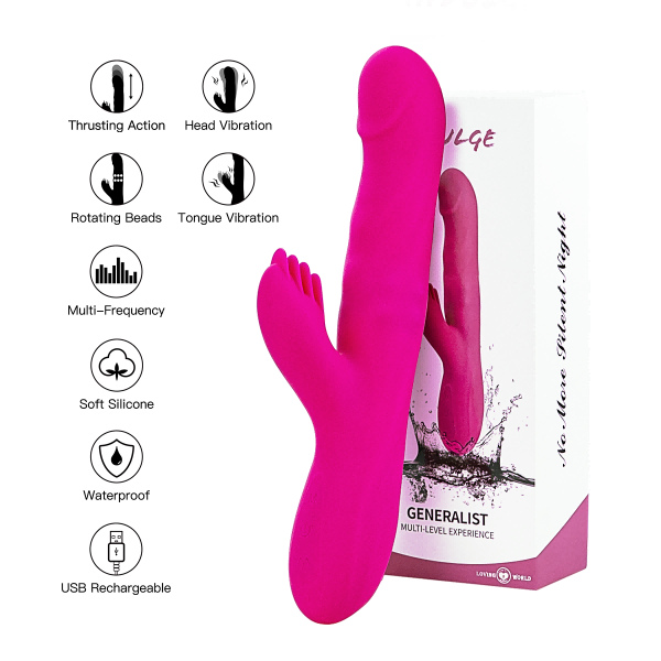 Vibrador de empuje y rotación de cuentas.